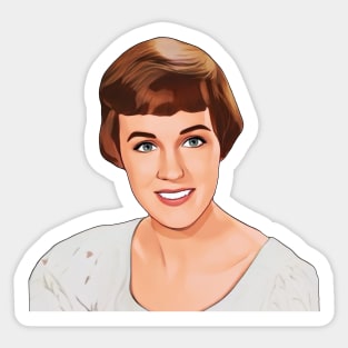 Maria Von Trapp Cartoon Sticker